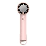 CL02 Ventola portatile con effetto di raffreddamento per dispositivo di raffreddamento estivo per esterni Ventola a semiconduttore USB (rosa)
