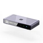 Q802 Splitter video HD 8K in lega di alluminio HDR 2 in 1 Adattatore di trasferimento video per schermi a specchio