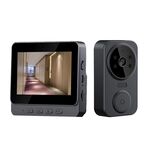 Campanello citofono visivo wireless 2.4G Schermo IPS da 4,3 pollici con visione notturna del monitor della fotocamera