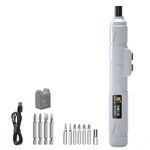 Set di cacciaviti elettrici di precisione micro tipo penna da 12 pezzi/set Mini cacciavite per orologio per telefono cellulare