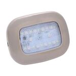 Luce LED per lettura sul tetto magnetica con ricarica USB per auto (beige)