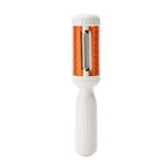 Pelapatate 2 in 1 con spazzola per la pulizia Pelapatate per frutta e verdure per uso domestico (bianco)