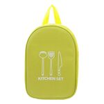 Utensili da cucina per campeggio all'aperto Borsa portaoggetti portatile Posate da picnic Forniture (verde)