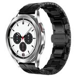 Per Samsung Galaxy Watch4 / Watch4 Cinturino per orologio in acciaio inossidabile con armatura classica (nero)