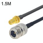 Cavo adattatore coassiale RP-SMA femmina a N femmina RG58, lunghezza cavo: 1,5 m
