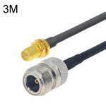 RP-SMA femmina a n femmina RG58 Cavo adattatore coassiale, lunghezza del cavo: 3M