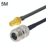 Cavo adattatore coassiale RP-SMA femmina a N femmina RG58, lunghezza cavo: 5 m