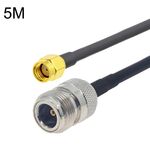 Cavo adattatore coassiale RP-SMA maschio a N femmina RG58, lunghezza cavo: 5 m