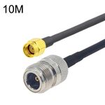 Cavo adattatore coassiale RP-SMA maschio a N femmina RG58, lunghezza cavo: 10 m