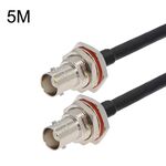 Cavo adattatore coassiale BNC femmina a BNC femmina RG58, lunghezza cavo: 5 m