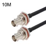 Cavo adattatore coassiale BNC femmina a BNC femmina RG58, lunghezza cavo: 10 m