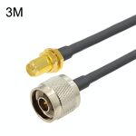 Cavo adattatore coassiale RP-SMA femmina a N maschio RG58, lunghezza cavo: 3 m
