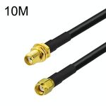 Cavo adattatore coassiale SMA femmina a maschio RP-SMA RG58, lunghezza cavo: 10 m