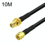 Cavo adattatore coassiale SMA maschio a SMA femmina RG58, lunghezza cavo: 10 m