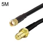 Cavo adattatore coassiale SMA maschio a RP-SMA femmina RG58, lunghezza cavo: 5 m