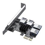 PCI-E1 a 4 SATA3.0 Rotary Card Computer Desktop Disco rigido a stato solido
