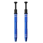 2pcs IC Chip Picker Componenti elettronici Picker Condensatore IC Grabber Clip(Blu)