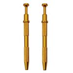 2pcs IC Chip Picker Componenti elettronici Picker Condensatore IC Grabber Clip(Oro)