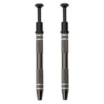 2pcs IC Chip Picker Parti di componenti elettronici Picker Condensatore IC Grabber Clips(Marrone scuro)