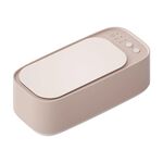 Pulitore elettrico ad ultrasuoni Timing a 3 velocità Orologi per gioielli Bretelle Dispositivo per la pulizia degli occhiali(Rosa)