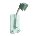 Mensola per doccia regolabile universale multifunzionale per bagno con foro libero (verde)