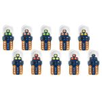 10 pz W5W Indicatore di Larghezza Luce Lampeggiante LED Cristallo Luce Targa (Consegna Colore Casuale)