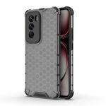 Per OPPO Reno12 Pro Custodia per telefono globale antiurto a nido d'ape (nera)