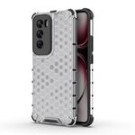Per OPPO Reno12 Pro Custodia per telefono globale antiurto a nido d'ape (bianca)