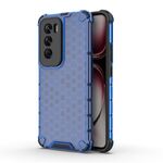 Per OPPO Reno12 Pro Custodia per telefono globale antiurto a nido d'ape (blu)