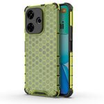Custodia per telefono a nido d'ape antiurto per Redmi 13 4G (verde)