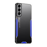 Per Samsung Galaxy S22+ 5G Blade Series Custodia per telefono ibrida in metallo TPU (blu)