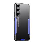 Per Samsung Galaxy S23 5G Blade Series Custodia per telefono ibrida in metallo TPU (blu)