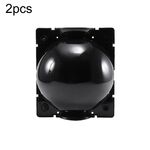 2 pz Crescita Piante Scatola ad Alta Pressione Controller Radice Sferica Custodie per Radice Innesto, Modello: L Nero 120mm