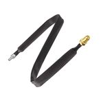 Cavo coassiale RF piatto da 20 cm SMA femmina a CRC9 maschio sopra la finestra