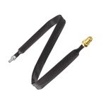 Cavo coassiale RF cavo piatto sopra finestra da 40 cm SMA femmina a CRC9 maschio