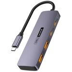 T-508 Docking station 4 in 1 tipo C Hub USB 3.2 Convertitore splitter per notebook tablet smartphone