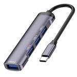Docking station portatile 4 in 1 di tipo C T-503 da USB-C a USB 2.0 x 3 + adattatore HUB USB 3.0
