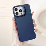 Per iPhone 13 Pro Max Custodia per telefono antiurto con supporto per lente (blu)