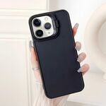 Custodia per telefono antiurto con supporto per telaio per obiettivo iPhone 11 Pro (nero)