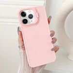Custodia per telefono antiurto con supporto per telaio per obiettivo iPhone 11 Pro (rosa)
