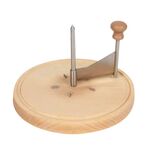 Disco per grattugia rotante per formaggio, affettatrice per formaggio, tritatutto manuale per cioccolato (legno di faggio)