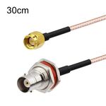 Cavo adattatore coassiale RF RG316 femmina impermeabile da 30 cm SMA maschio a BNC