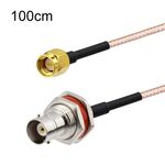 Cavo adattatore coassiale RF RG316 femmina impermeabile da 100 cm SMA maschio a BNC