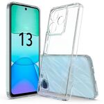 Per Xiaomi Redmi 13 4G Custodia per telefono in TPU acrilico antigraffio (trasparente)