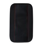 Cuscinetto antiscivolo per coperchio del bracciolo centrale in pelle PU in fibra di carbonio 32x19 cm (nero)