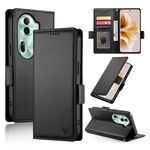 Per OPPO Reno11 Pro 5G Custodia per telefono in pelle smerigliata magnetica con fibbia laterale globale (nera)