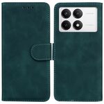 Per Xiaomi Redmi K70 / K70 Pro Custodia per cellulare in pelle Flip in puro colore Skin Feel (verde)
