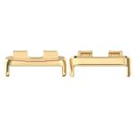 Per Huawei Band 9/9 NFC 1 paio di connettori per cinturino in metallo in acciaio inossidabile (oro)