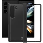 Per Samsung Galaxy Z Fold6 imak Ruiyi Series Custodia in fibra di carbonio PU + PC