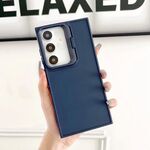 Custodia per telefono antiurto con supporto per cornice per obiettivo Samsung Galaxy S23 FE 5G (blu)